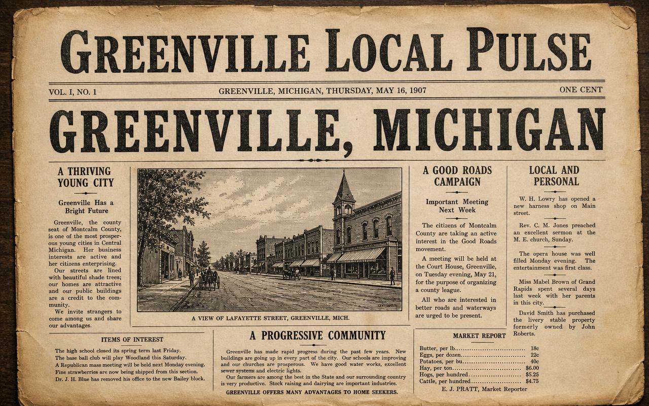 Greenville Local Pulse | Greenville, Michigan Local News and Events | Greenville, MI | Daily News newspaper front page
